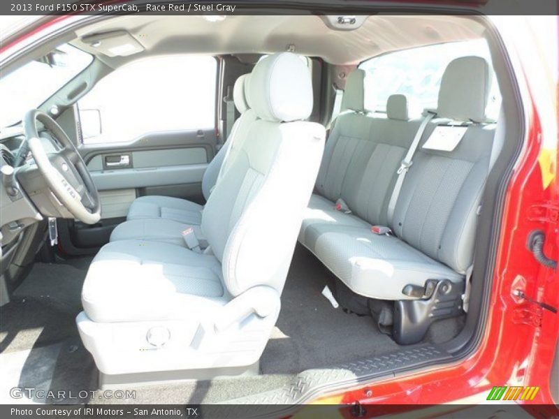 Race Red / Steel Gray 2013 Ford F150 STX SuperCab