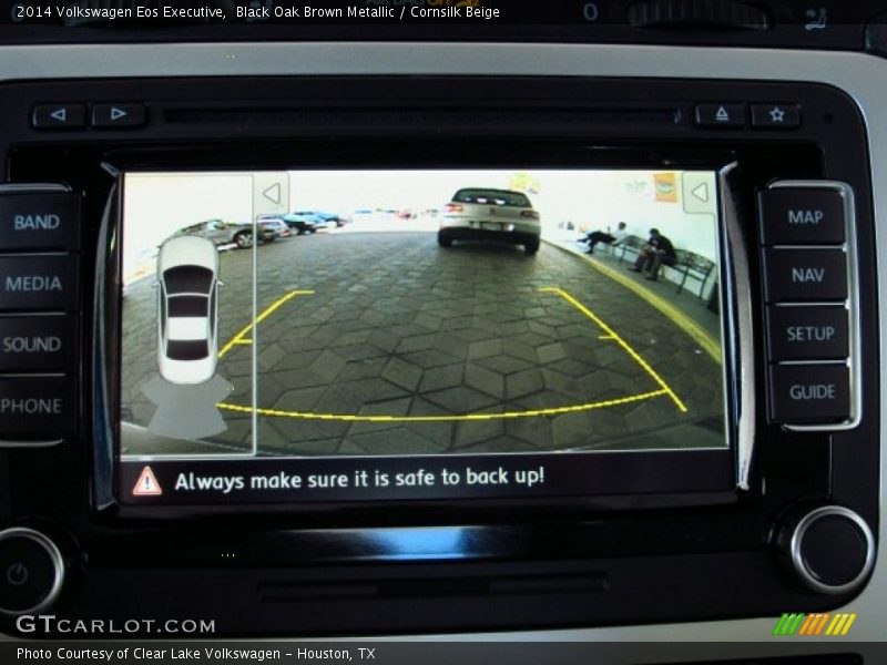 Black Oak Brown Metallic / Cornsilk Beige 2014 Volkswagen Eos Executive