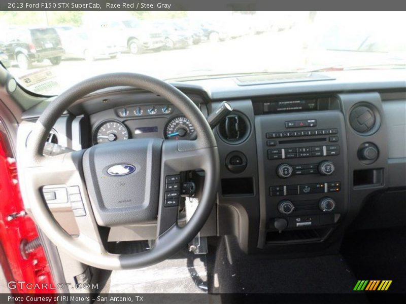 Race Red / Steel Gray 2013 Ford F150 STX SuperCab