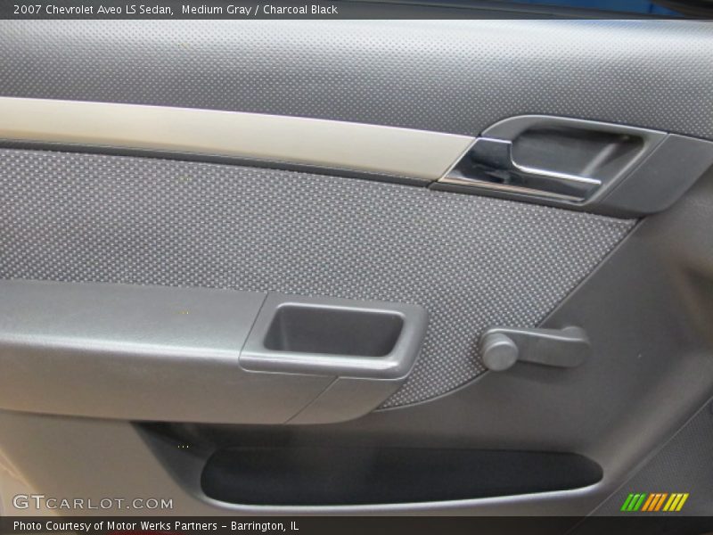 Medium Gray / Charcoal Black 2007 Chevrolet Aveo LS Sedan
