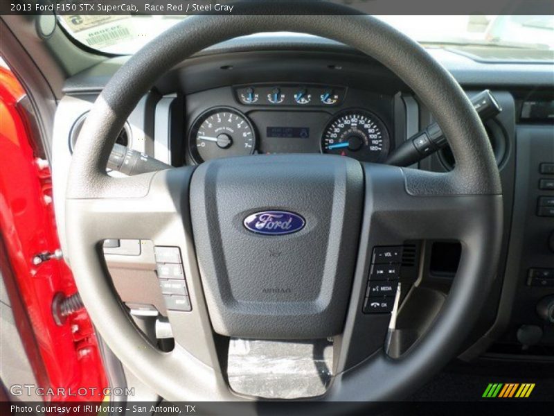 Race Red / Steel Gray 2013 Ford F150 STX SuperCab