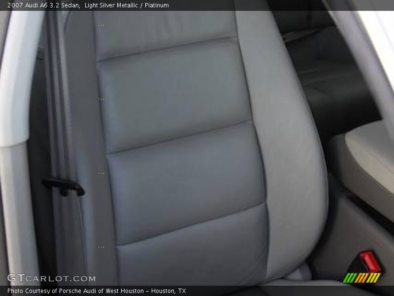 Light Silver Metallic / Platinum 2007 Audi A6 3.2 Sedan