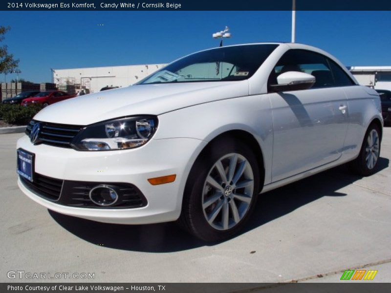 Candy White / Cornsilk Beige 2014 Volkswagen Eos Komfort