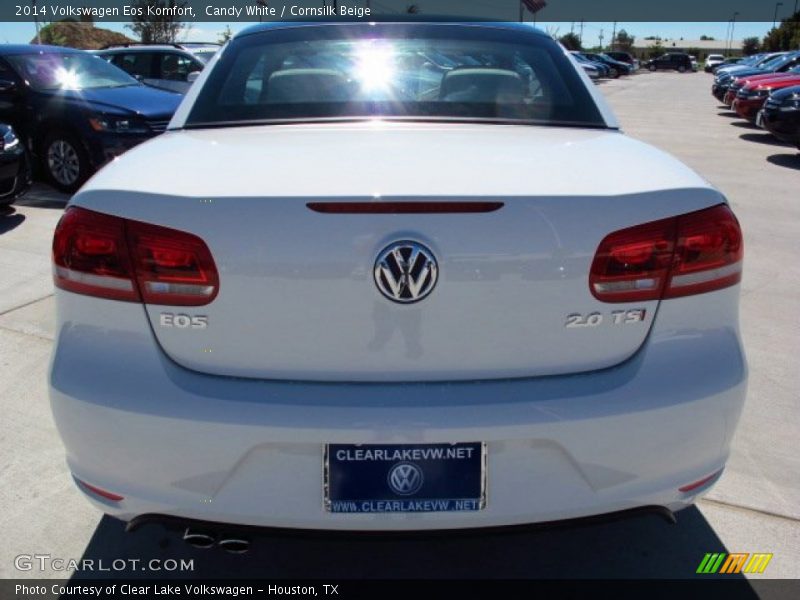 Candy White / Cornsilk Beige 2014 Volkswagen Eos Komfort