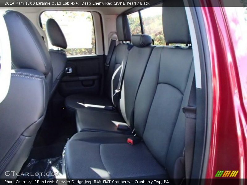 Deep Cherry Red Crystal Pearl / Black 2014 Ram 1500 Laramie Quad Cab 4x4