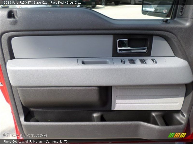 Race Red / Steel Gray 2013 Ford F150 STX SuperCab