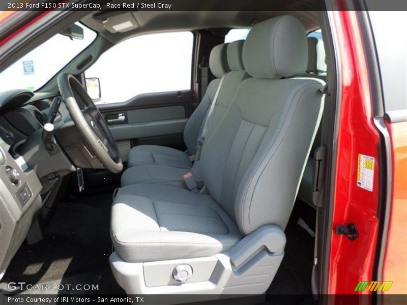 Race Red / Steel Gray 2013 Ford F150 STX SuperCab