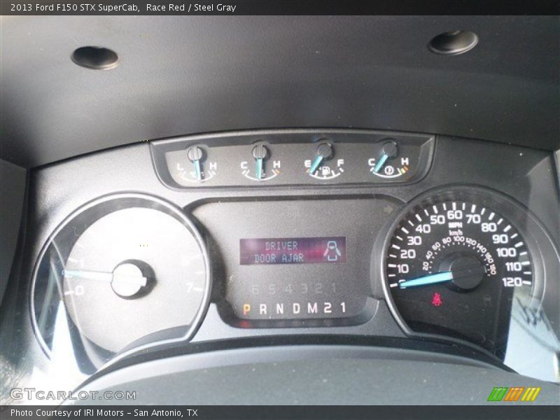 Race Red / Steel Gray 2013 Ford F150 STX SuperCab