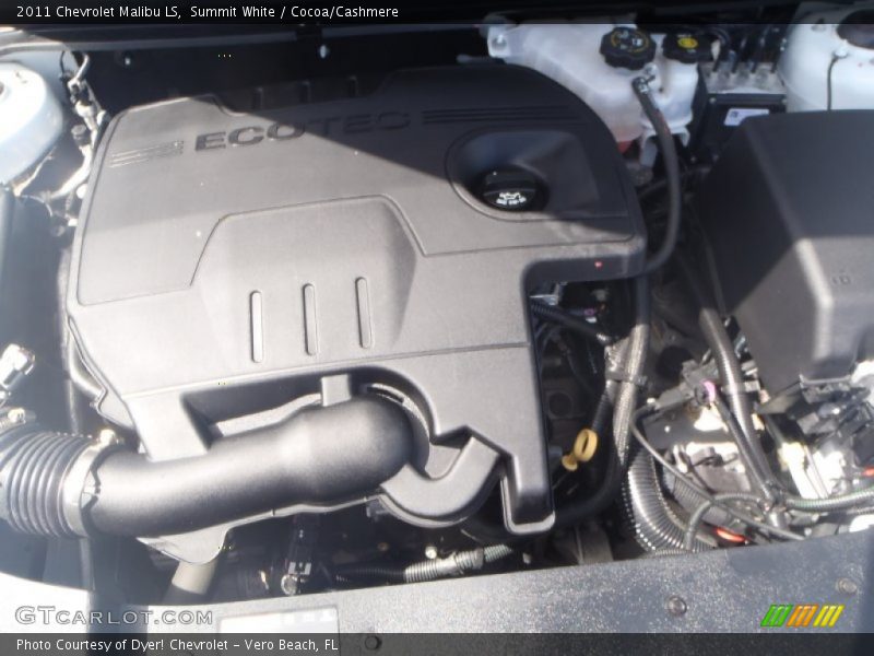 Summit White / Cocoa/Cashmere 2011 Chevrolet Malibu LS