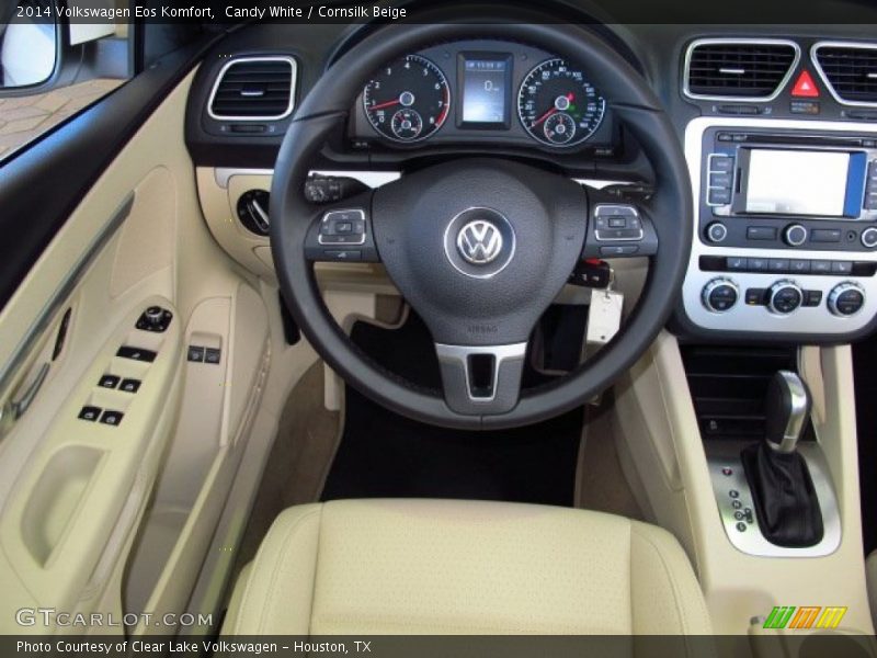 Candy White / Cornsilk Beige 2014 Volkswagen Eos Komfort