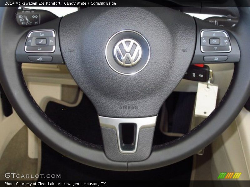 Candy White / Cornsilk Beige 2014 Volkswagen Eos Komfort