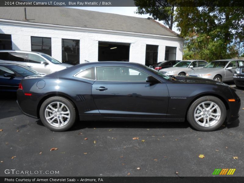 Blue Ray Metallic / Black 2014 Chevrolet Camaro LT Coupe
