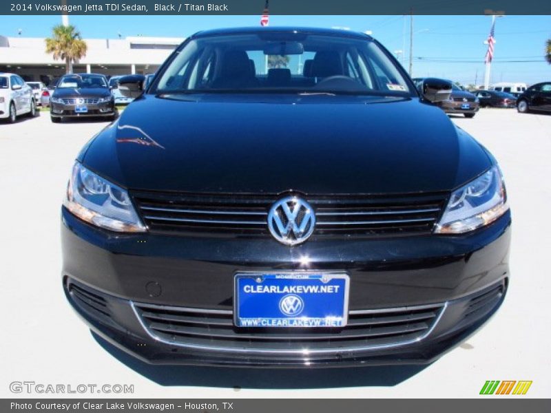 Black / Titan Black 2014 Volkswagen Jetta TDI Sedan