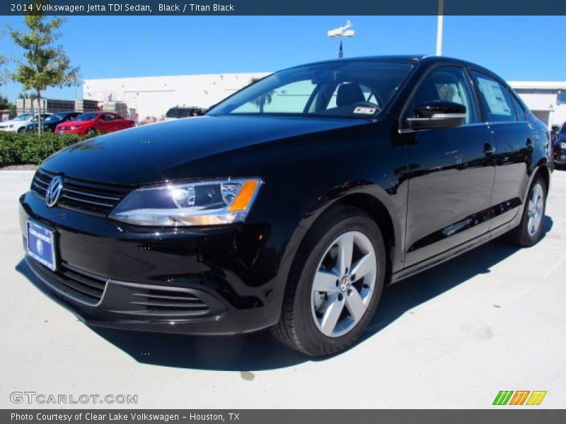 Black / Titan Black 2014 Volkswagen Jetta TDI Sedan