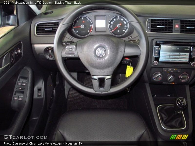 Black / Titan Black 2014 Volkswagen Jetta TDI Sedan