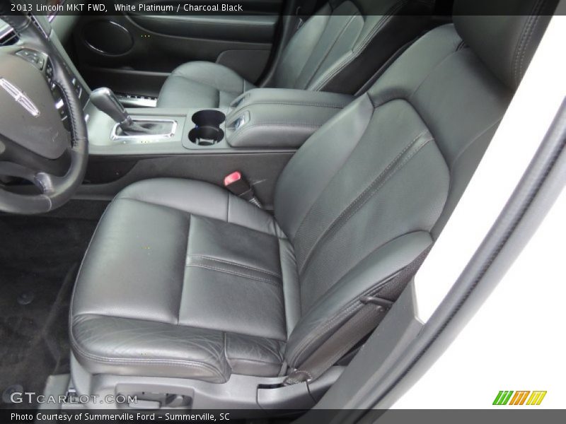 White Platinum / Charcoal Black 2013 Lincoln MKT FWD