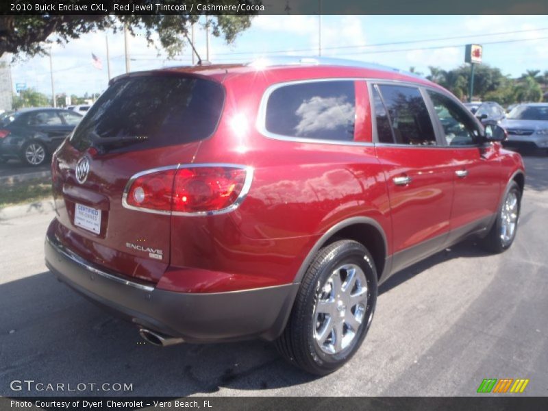 Red Jewel Tintcoat / Cashmere/Cocoa 2010 Buick Enclave CXL