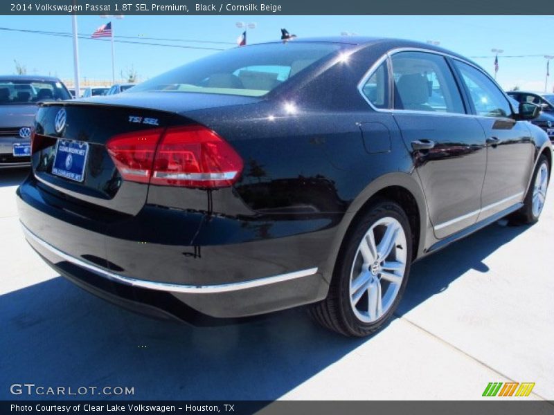 Black / Cornsilk Beige 2014 Volkswagen Passat 1.8T SEL Premium