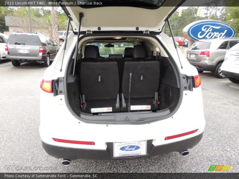 White Platinum / Charcoal Black 2013 Lincoln MKT FWD