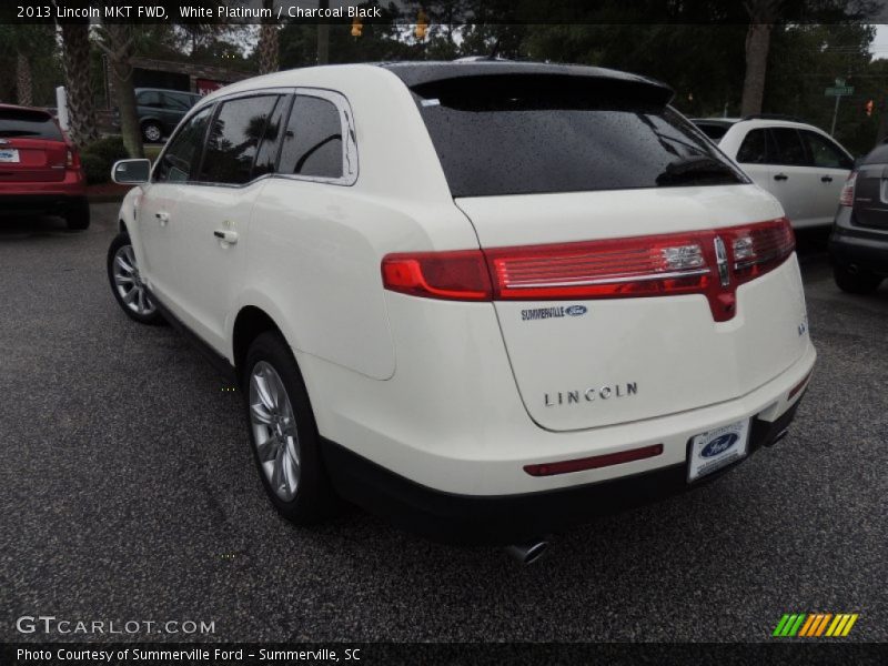 White Platinum / Charcoal Black 2013 Lincoln MKT FWD