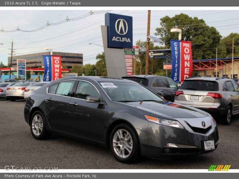 Grigio Metallic / Taupe 2010 Acura TL 3.5