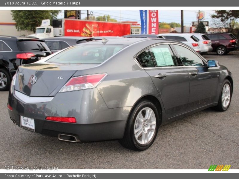 Grigio Metallic / Taupe 2010 Acura TL 3.5