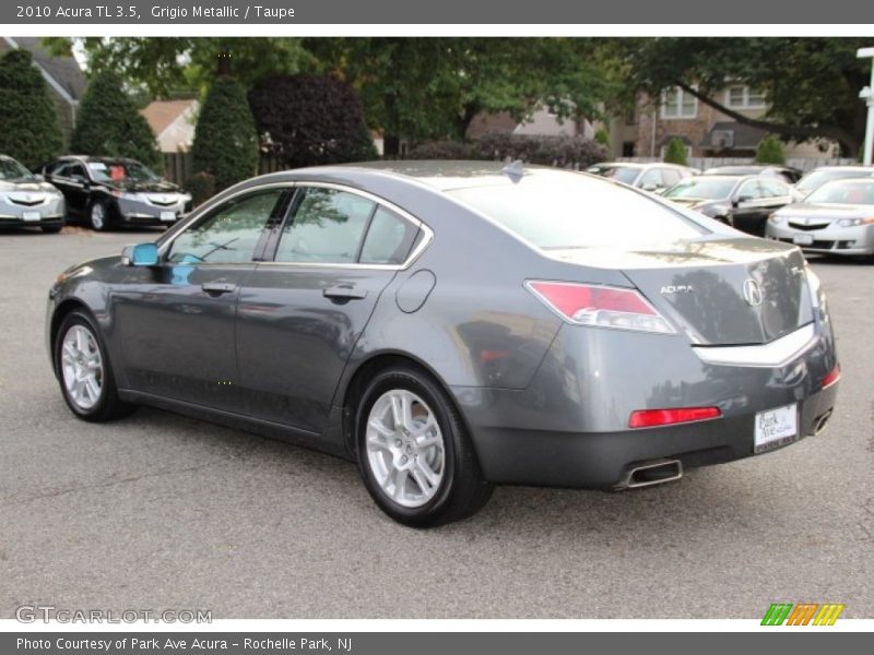 Grigio Metallic / Taupe 2010 Acura TL 3.5