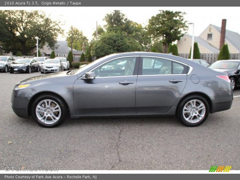 Grigio Metallic / Taupe 2010 Acura TL 3.5