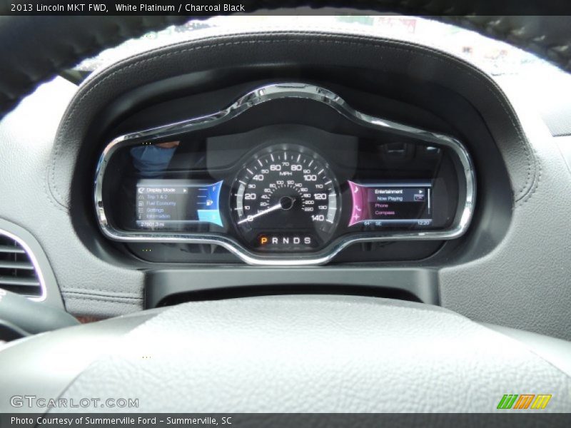 White Platinum / Charcoal Black 2013 Lincoln MKT FWD