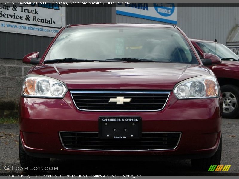 Sport Red Metallic / Titanium Gray 2006 Chevrolet Malibu LT V6 Sedan
