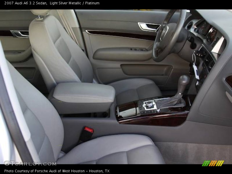 Light Silver Metallic / Platinum 2007 Audi A6 3.2 Sedan