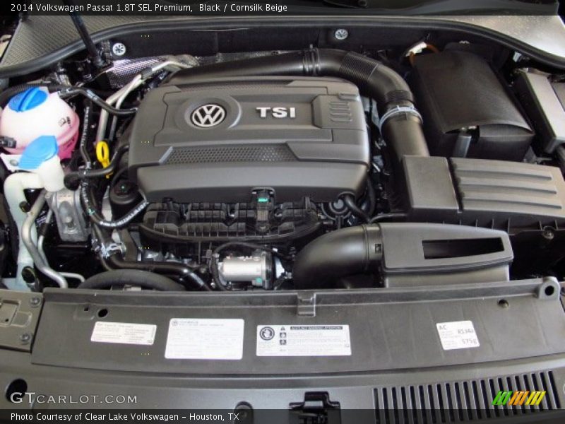 Black / Cornsilk Beige 2014 Volkswagen Passat 1.8T SEL Premium