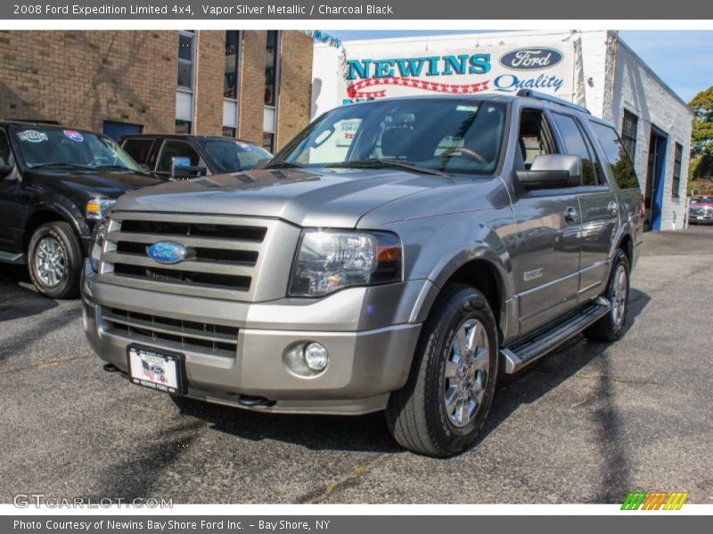 Vapor Silver Metallic / Charcoal Black 2008 Ford Expedition Limited 4x4