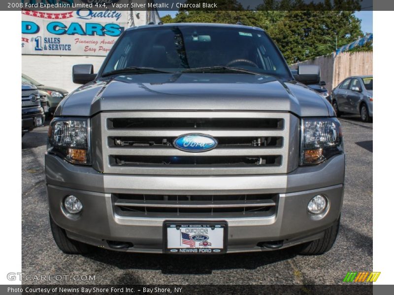 Vapor Silver Metallic / Charcoal Black 2008 Ford Expedition Limited 4x4