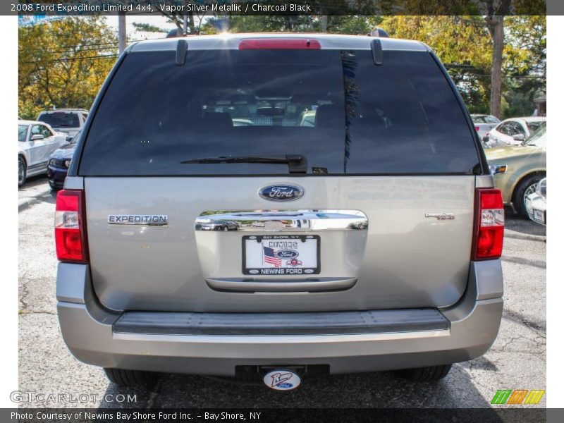 Vapor Silver Metallic / Charcoal Black 2008 Ford Expedition Limited 4x4