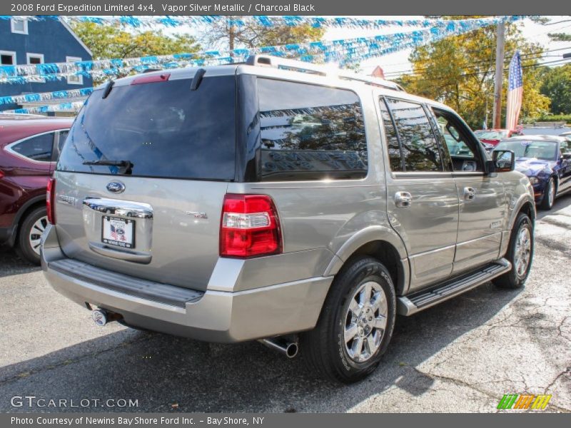 Vapor Silver Metallic / Charcoal Black 2008 Ford Expedition Limited 4x4