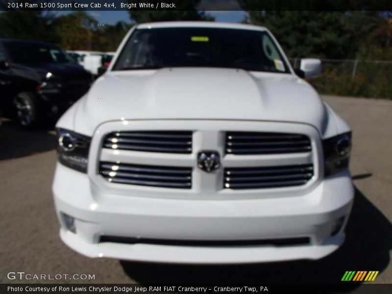 Bright White / Black 2014 Ram 1500 Sport Crew Cab 4x4