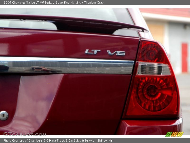 Sport Red Metallic / Titanium Gray 2006 Chevrolet Malibu LT V6 Sedan