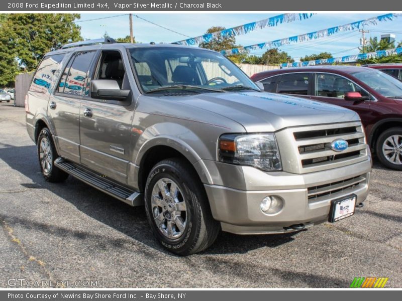 Vapor Silver Metallic / Charcoal Black 2008 Ford Expedition Limited 4x4