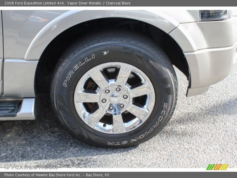 Vapor Silver Metallic / Charcoal Black 2008 Ford Expedition Limited 4x4