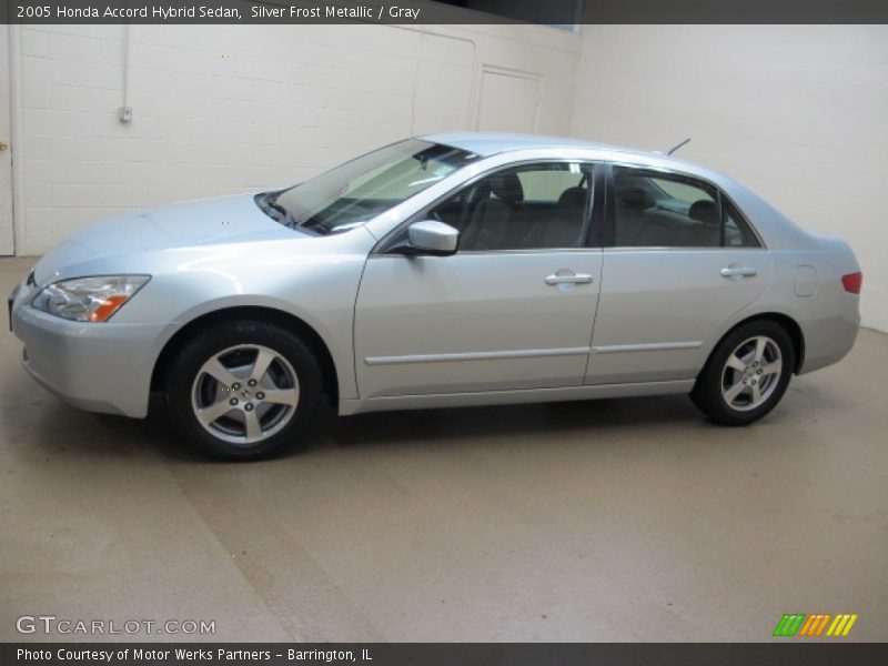 Silver Frost Metallic / Gray 2005 Honda Accord Hybrid Sedan