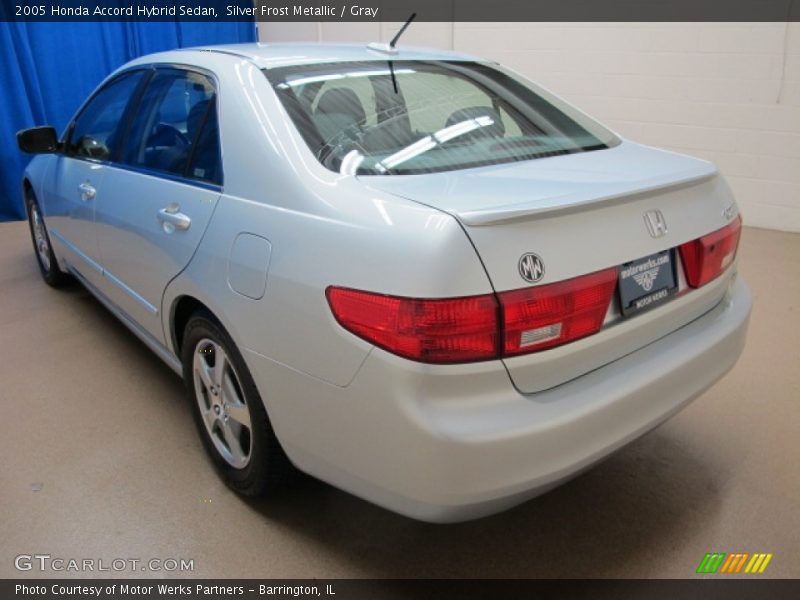 Silver Frost Metallic / Gray 2005 Honda Accord Hybrid Sedan