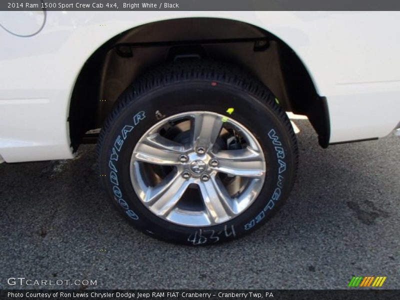 Bright White / Black 2014 Ram 1500 Sport Crew Cab 4x4