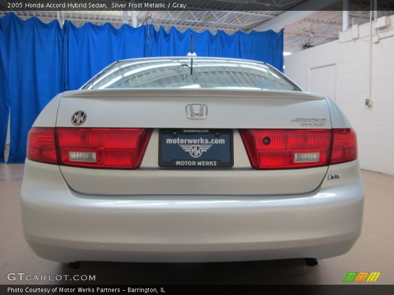 Silver Frost Metallic / Gray 2005 Honda Accord Hybrid Sedan