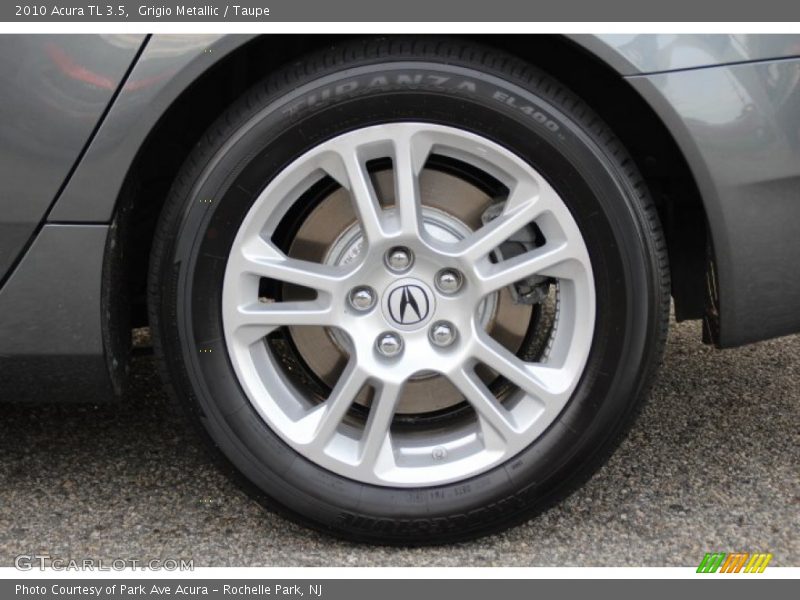 Grigio Metallic / Taupe 2010 Acura TL 3.5