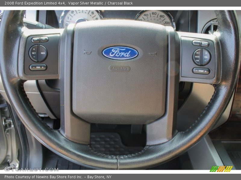 Vapor Silver Metallic / Charcoal Black 2008 Ford Expedition Limited 4x4