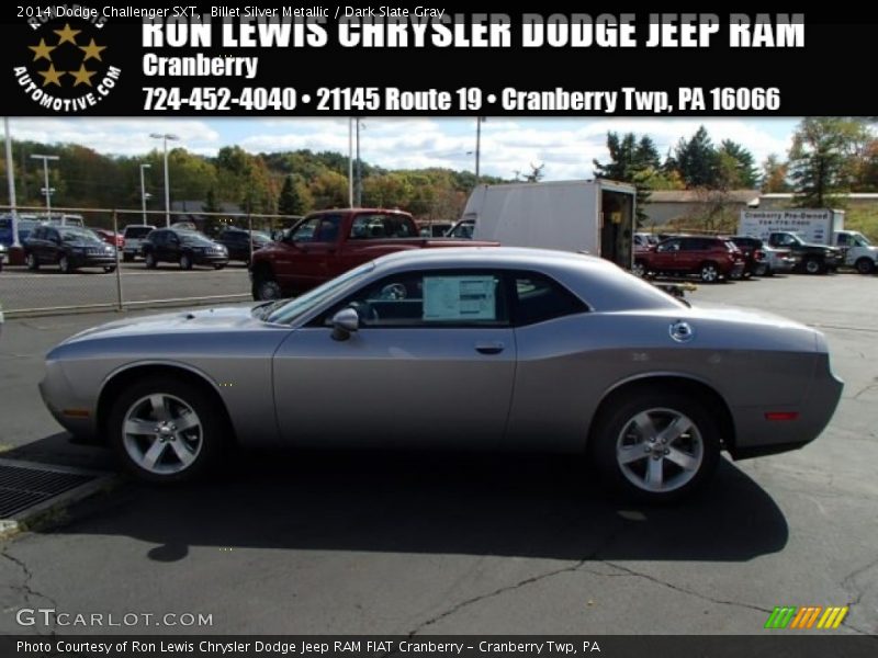 Billet Silver Metallic / Dark Slate Gray 2014 Dodge Challenger SXT