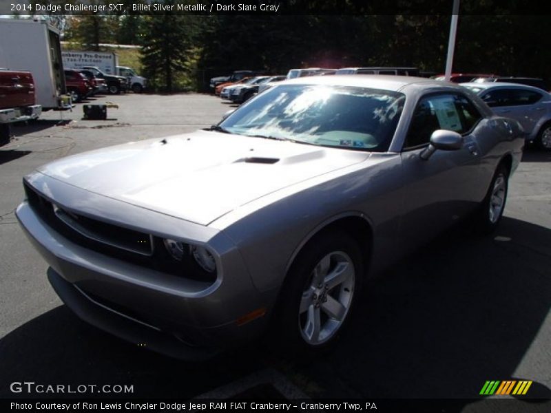 Billet Silver Metallic / Dark Slate Gray 2014 Dodge Challenger SXT
