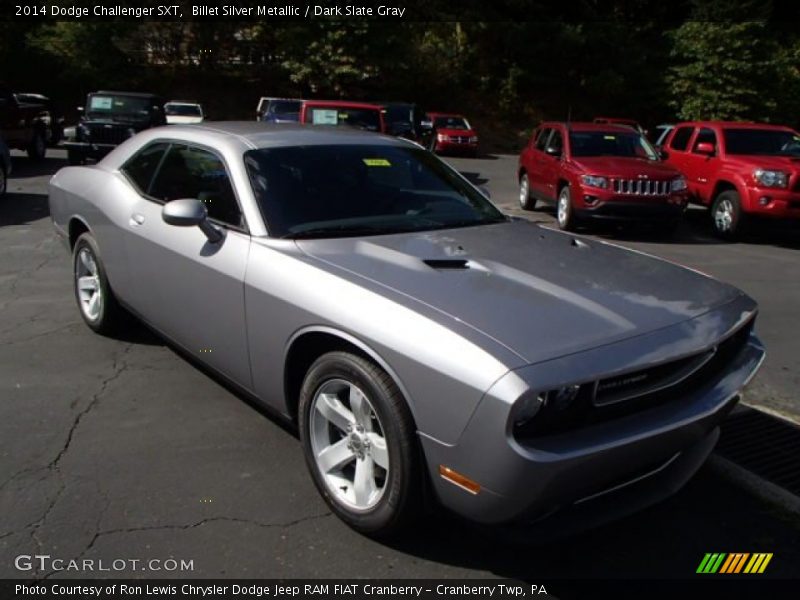 Billet Silver Metallic / Dark Slate Gray 2014 Dodge Challenger SXT