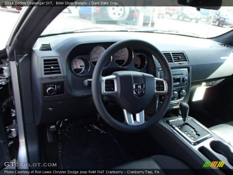 Billet Silver Metallic / Dark Slate Gray 2014 Dodge Challenger SXT